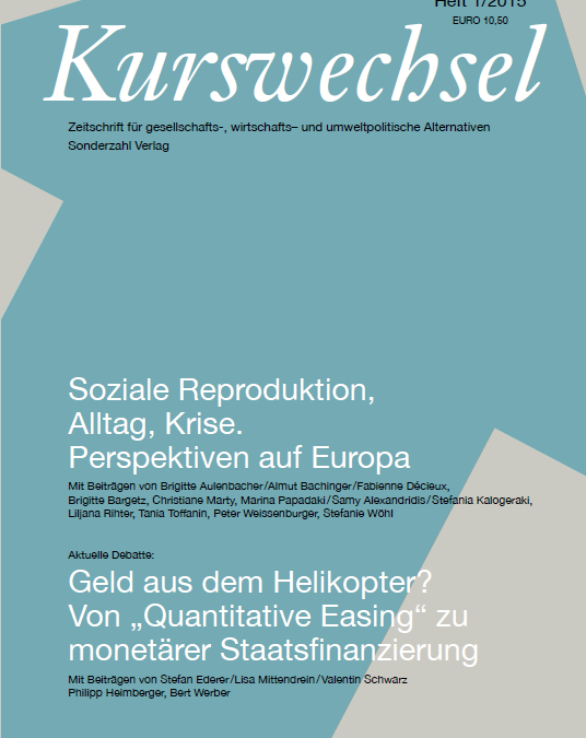 Soziale Reproduktion, Alltag, Krise. Perspektiven auf Europa