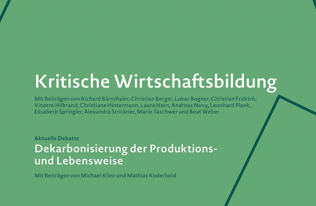Der Kurswechsel 1/2024 ist da: Kritische Wirtschaftsbildung