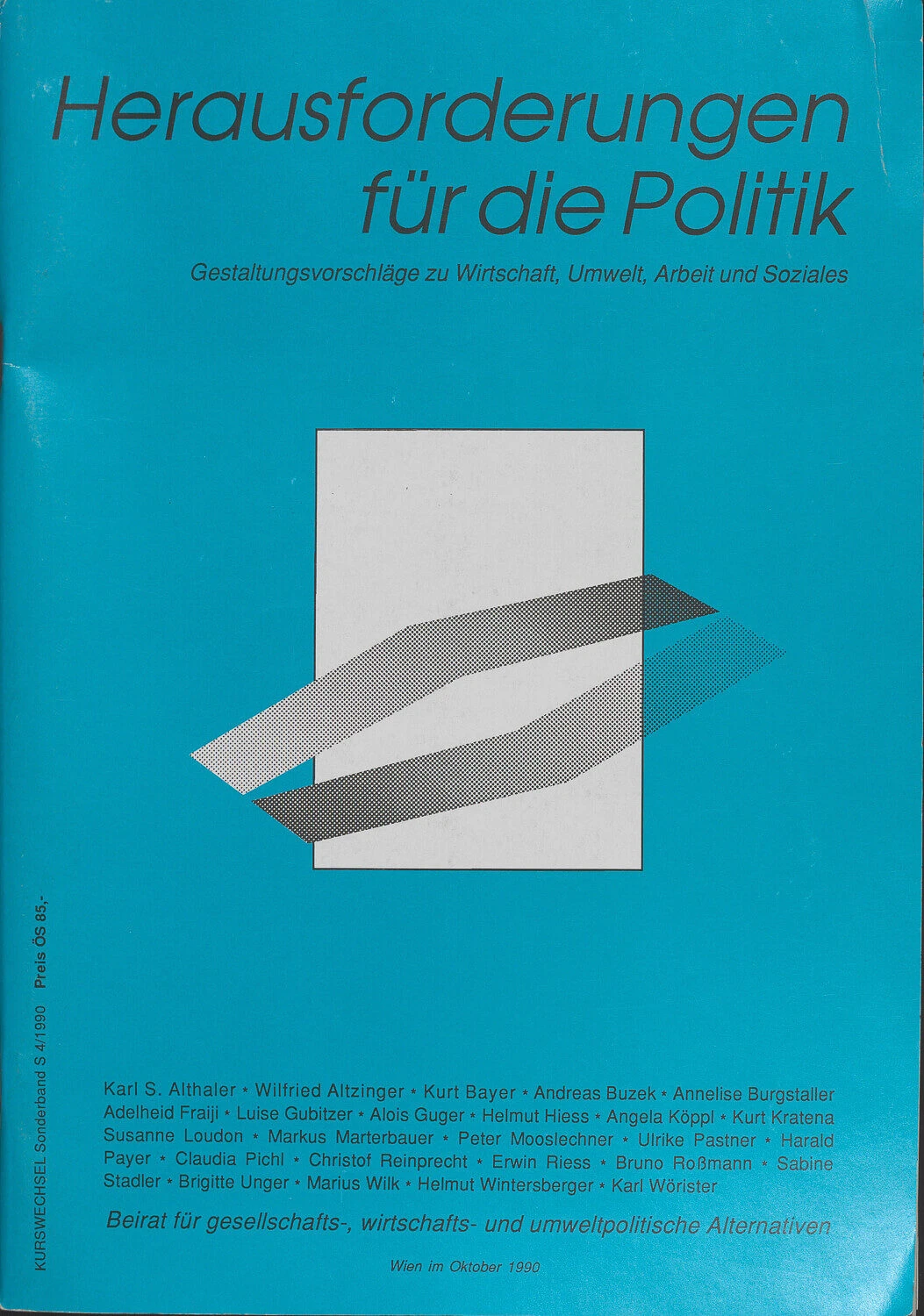 1990_Herausforderungen für die Politik_Cover
