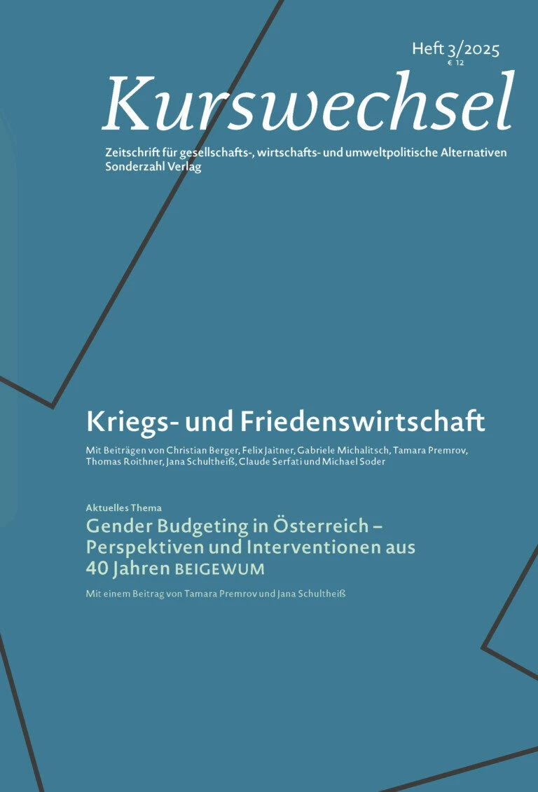 Cover der Zeitschrift Kurswechsel, Ausgabe 1/2025