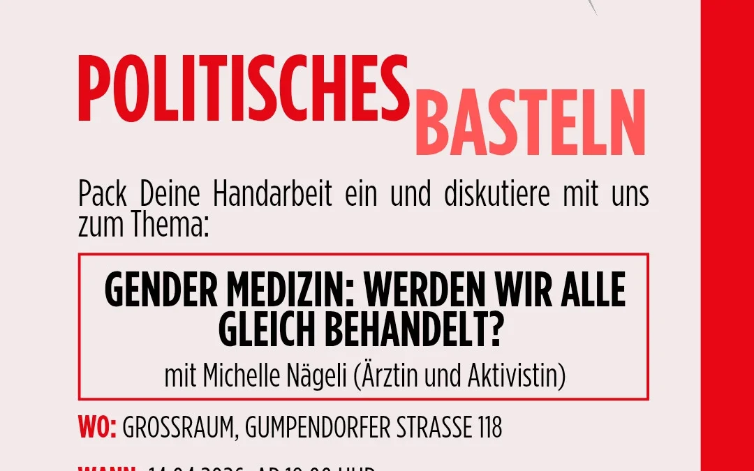 Veranstaltungseinladung: Politisches Basteln – Diskriminierung in der Medizin