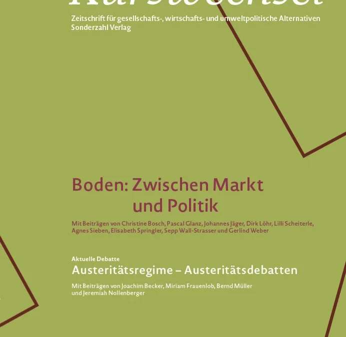 Der neue Kurswechsel 4/2025: Boden: Zwischen Markt und Politik