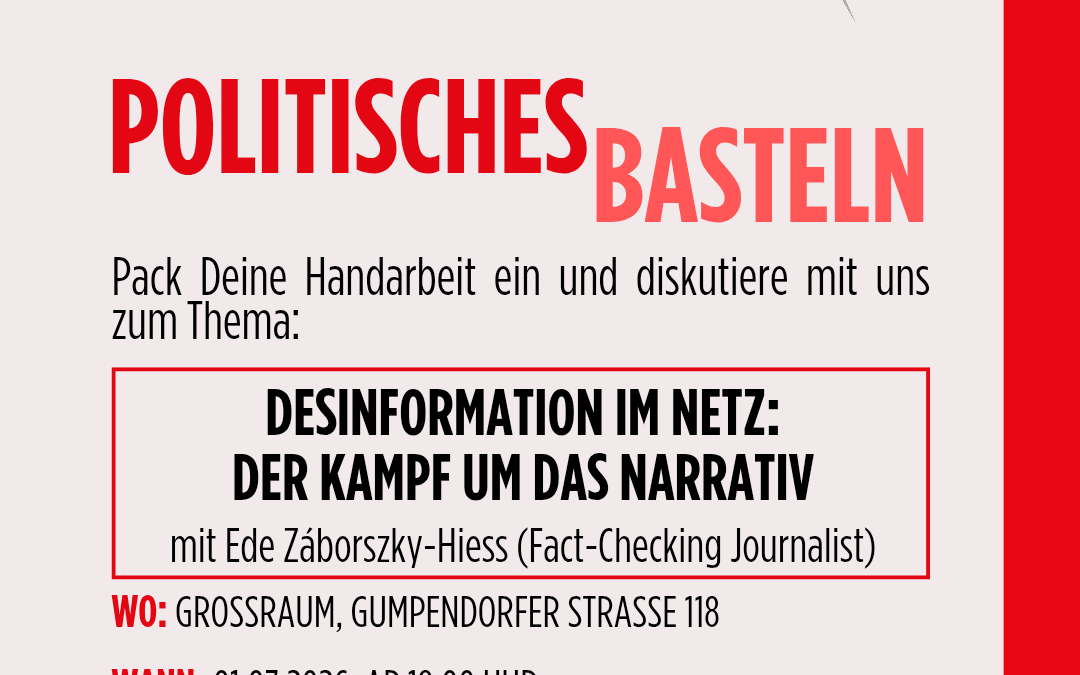 Veranstaltungseinladung: Politisches Basteln – Faktencheck vs. gezielte Falschinformationen