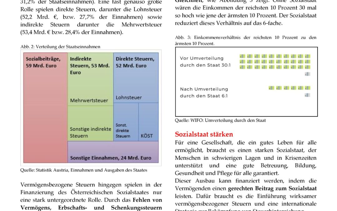 Ohne Steuern kein Sozialstaat (Factsheet VIII)